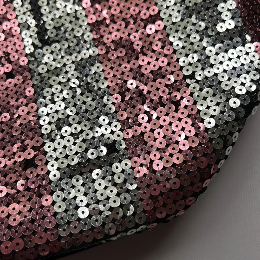 Victoria’s Secret Pink and White Sequin Tote Bag